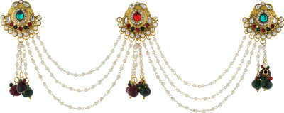

Vama Fashions Antique Traditional 3 Side Hair Pin(Multicolor)