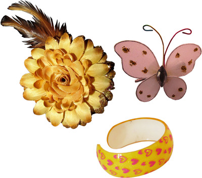 

Anokhi Ada Floral Tic-Tac Hair Accessory Set(Multicolor)