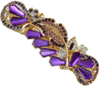 

Taj Pearl Designer Hair Clip(Gold)