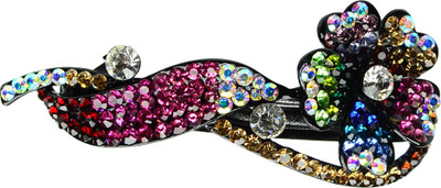 

Glitters Online Multi Colour American Diamond Hair Clip(White)