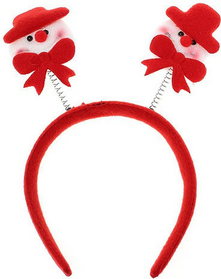 

Futaba Snowman Hair Band(Red, White)