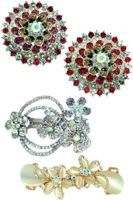 

Mansiyaorange Desginer Latest Fancy Premium Mix Combo Range Hair Pin Hair Clip(Multicolor)