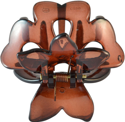 

Sarah Plastic Hair Clutcher for Women - Brown Hair Clip(Brown)