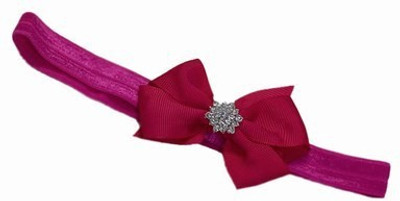 

Pinkblueindia Stylish Bow and Diamond Embellishment Head Band(Pink)