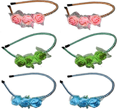 

Yashasvi Floral Style Hairband Hair Accessory Set(Multicolor)