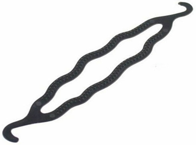 

Style Tweak Twist Style Donut Bun Maker Bun Clip(Black)