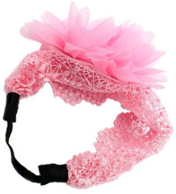 

AkinosKIDS Big flower princess Newborn Soft Baby Head Band(Pink)