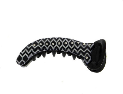 

Anuradha Art Trendy Banana Clip(White, Black)