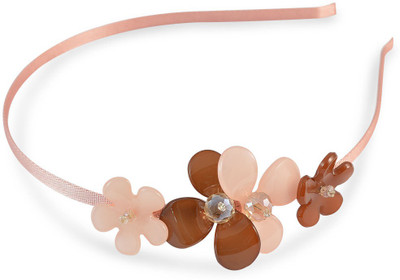 

Sarah Floral Hair Band(Brown)