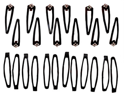 

Abhi Fancy Tik Tak Pin Hair Accessory Set(Black)