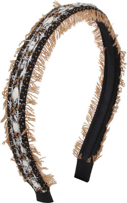 

Fayon Daily Casual Work Brown Thread Shining Hair Band(Brown)