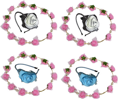 

Takspin Floral Style Hair band Hair Accessory Set(Multicolor)