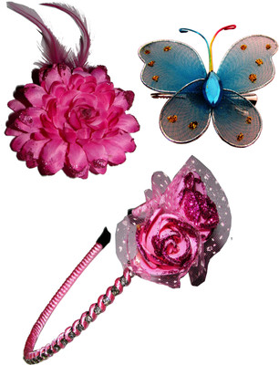 

Anokhi Ada Floral Tic-Tac Hair Accessory Set(Multicolor)
