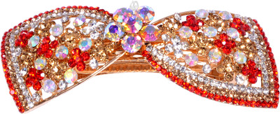 

Mansiyaorange Fancy Latest Designer Party Wedding Stylish Finest Hair Clip(Multicolor)