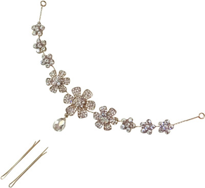

Vogue Latest Wedding Party Bridal Fancy Hair Accessory Set(Gold)