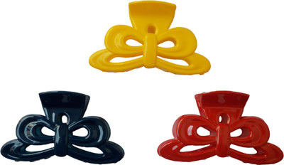

Juhi Creations Hcmcombo 3 Hair Claw(Red, Yellow, Blue)