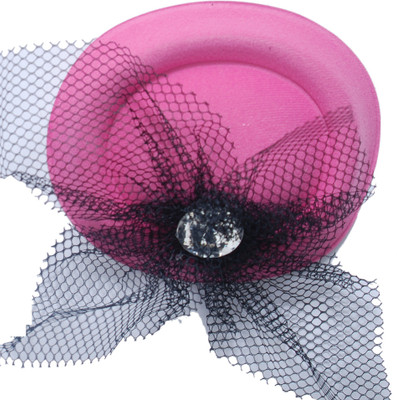 

Ryna Big Hat European Style Hair Accessory Set(Pink)