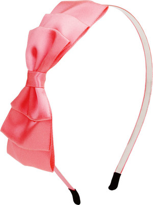 

Fayon Contemporary Statement Pink Bow Hair Band(Pink)