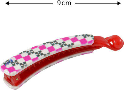 

Sarah Checkered Print Hair Clip(Multicolor)