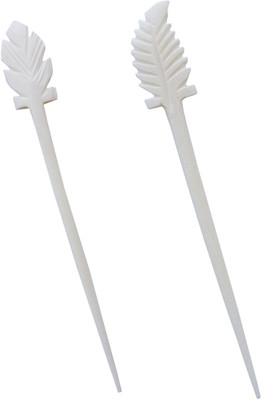 

CraftEra Marble Stick Hair Pin(White)