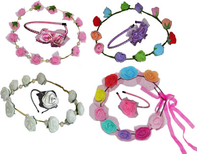 

Bellazaara Floral Style Hair Accessory Set(Multicolor)
