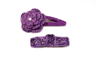 

Mi Dulce An'Ya Cute Snap Clip Hair Accessory Set(Purple)
