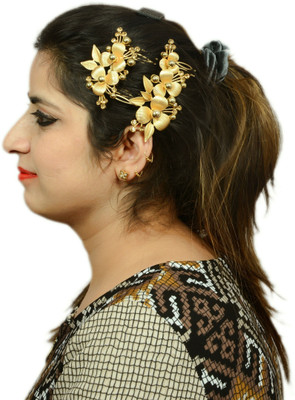 

Mansiyaorange Latest Trendy Exclusive New Premium Collection Hair Clip(Gold)