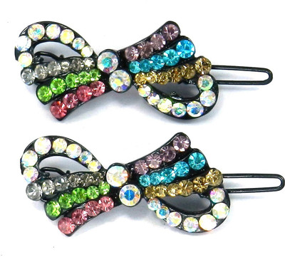 

SPM Pair Of Elegant New Hairclips43 Hair Clip(Multicolor)