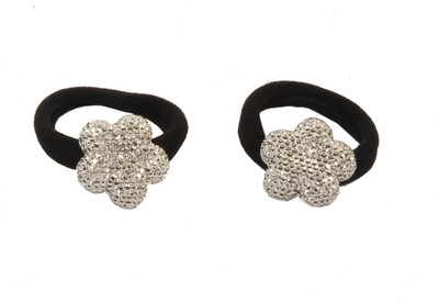 

Itz About U SL FLOWER Hair Accessory Set(Silver, White)