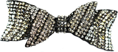 

Glitters Online White Stone American Diamond Hair Clip(Silver)
