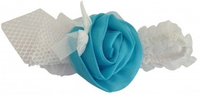 

NeedyBee Newborn, Infants, Toddlers and Baby Girls Rose Head Band(Blue)
