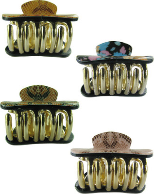 

Collana korean hair clutchers with beautiful designs. Hair Claw(Multicolor)
