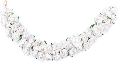 

Kabello Gajra for Dance Parties Hair Band(White)