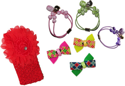 

Bellazaara Floral Style Hair Accessory Set(Multicolor)