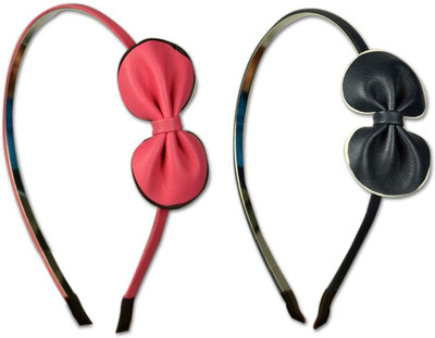 

Sagunya Stylish Bow Hair Band(Pink, Blue)