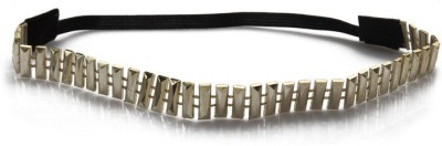 

Blueberry Thin Elastics Hair Band(Gold, Black)