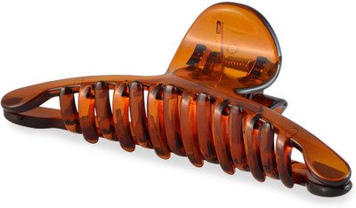 

Sarah Plastic Clutcher Hair Claw(Brown)