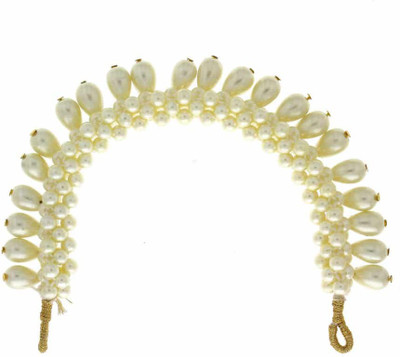 

Anuradha Art ZHB-547 Hair Pin(White, Gold)