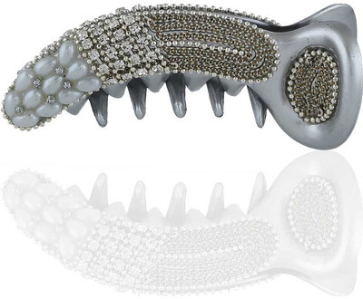 

Anuradha Art Stylish Collection Banana Clip(Silver)