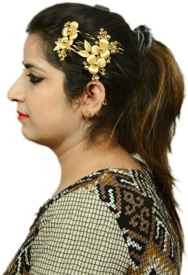 

Mansiyaorange Latest Trendy Exclusive New Premium Collection Hair Clip(Gold)