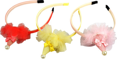 

Muchmore Baby Girl Knot Ribbon Hair Band(Multicolor)