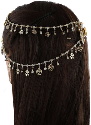 

Anuradha Art HB-169 Hair Chain(Gold)