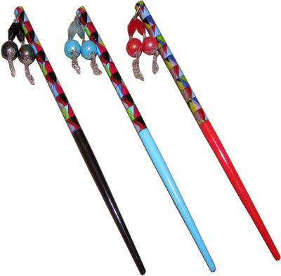 

Sanskruti Juda Sticks Hair Accessory Set(Multicolor)