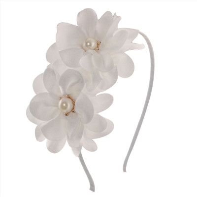 

Crayon Flakes Terry Rings Hair Band(White)