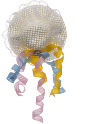 

Adorelabel Hat Style Joot For Girls/Kids Hair Clip(White)