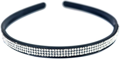 

Global Gifts set of 2 with sparkling stones Hair Band(Black)