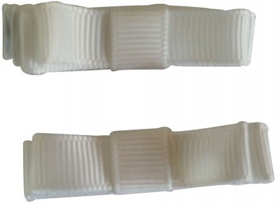 

NeedyBee Double Deck Hair Clip(White)