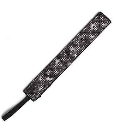 

Banded BANDED Black Silver Metallic 1" Headband Head Band(Black)
