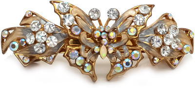 

Be You White Stones Meena Work Hair Clip(White)