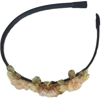 

Viva Fashions Roses And Ribbons Hair Band(Beige)